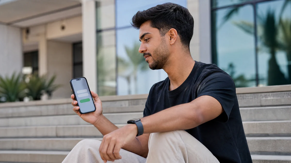 Página de captura com formulário curto no celular